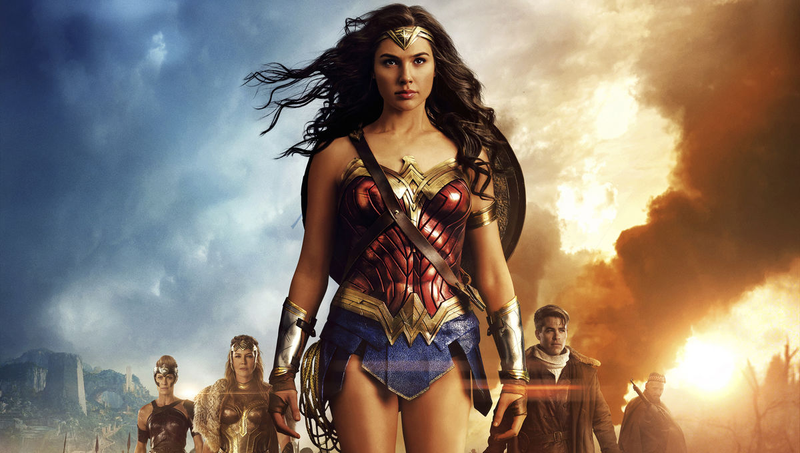 The poster for Wonder Woman.